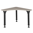 Regency 28 in Boomerang Height Adjustable Activity School Desk- Maple