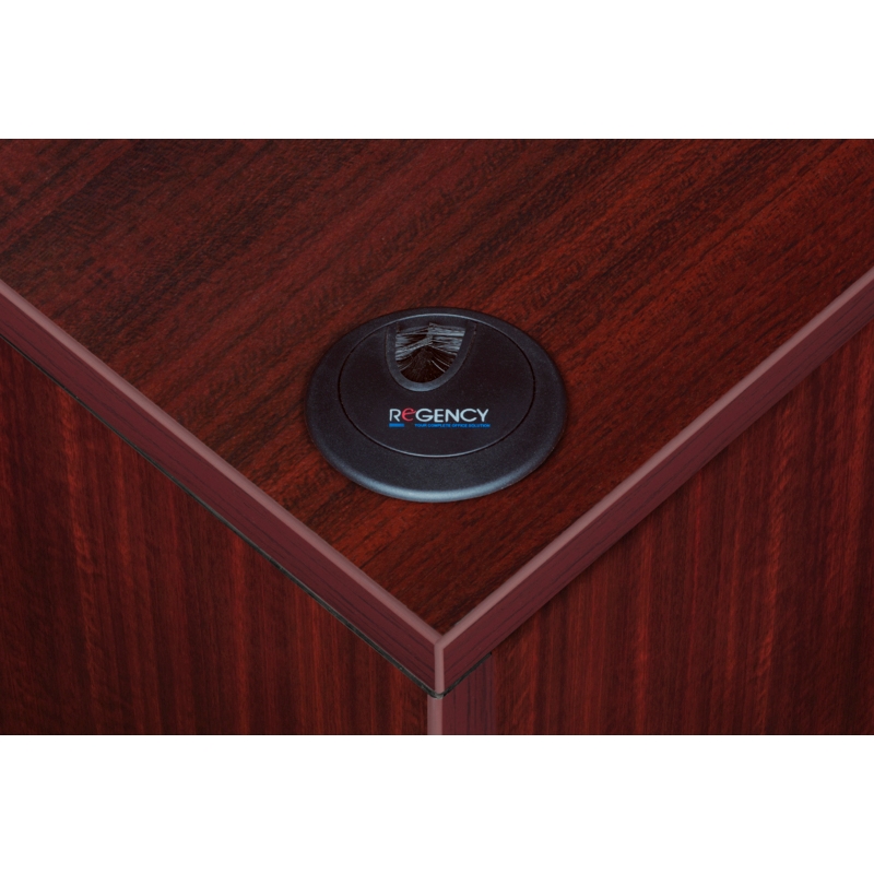 Regency Legacy 60 x 65 in. Executive L Desk Shell- Mahogany
