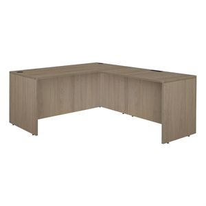 Regency Legacy 71 x 82 in. Executive L Desk Shell- Noble Oak