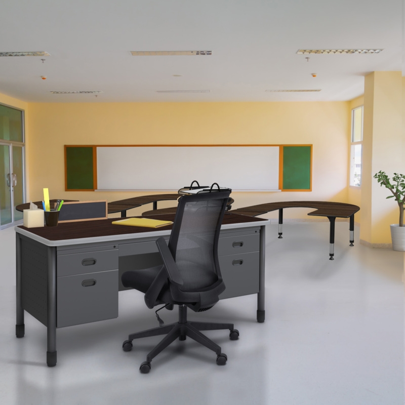 Regency Mesa Steel Teacher's Office Desk with Drawer 60