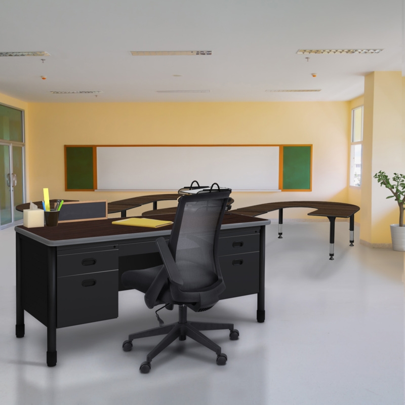 Regency Mesa Steel Teacher's Office Desk w/ Drawer 60