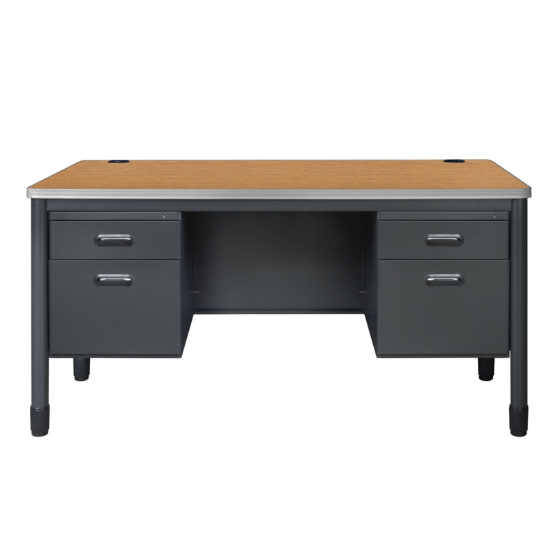 Regency Mesa Steel Double Pedestal Teacher's Office Desk 60