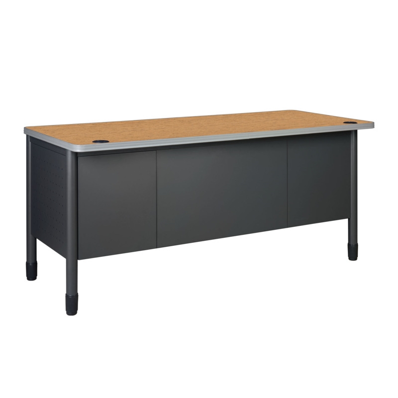 Regency Mesa Steel Double Pedestal Teacher's Office Desk 60