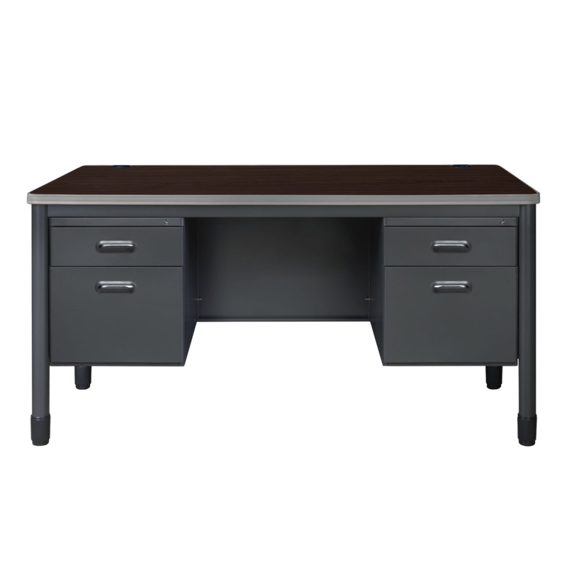 Regency Mesa Steel Double Pedestal Teacher's Office Desk 60