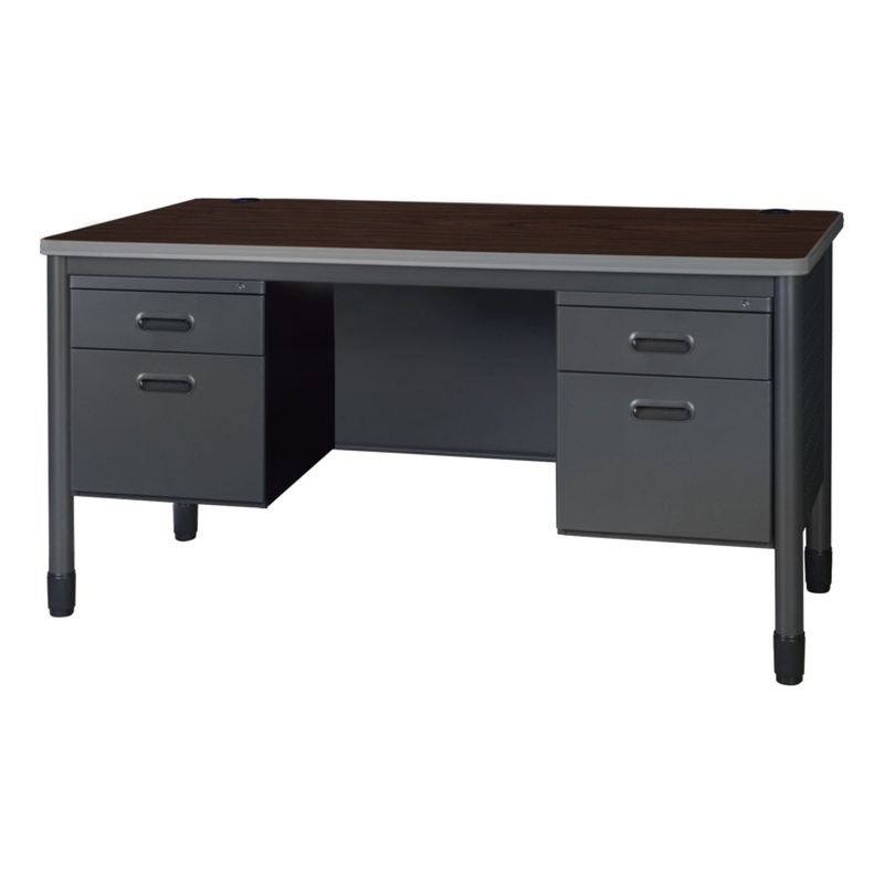 Regency Mesa Steel Double Pedestal Teacher's Office Desk 60