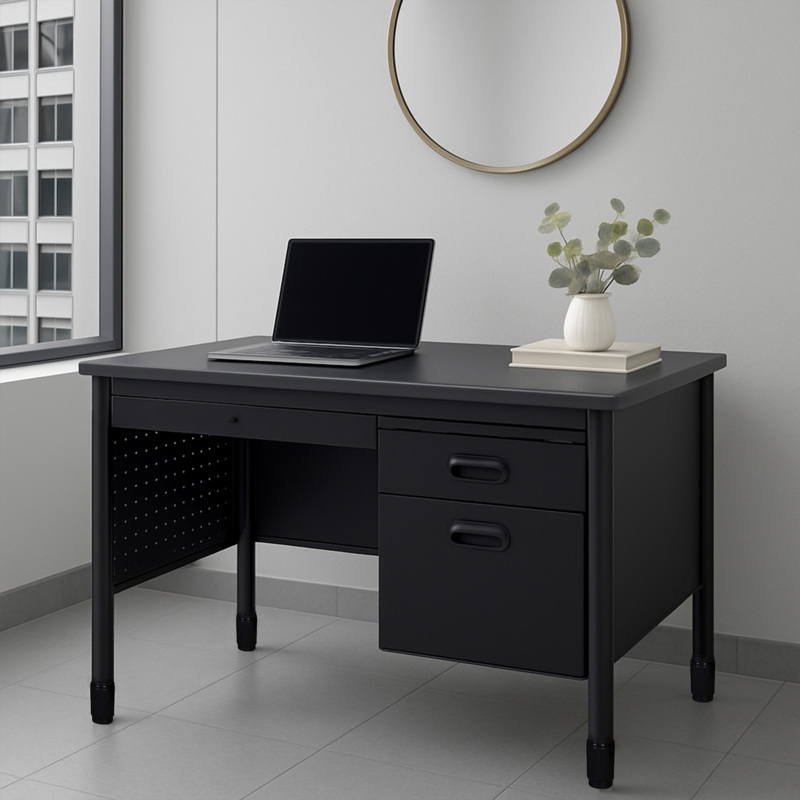 Regency Mesa Steel Teacher's Office Desk with Drawer 48