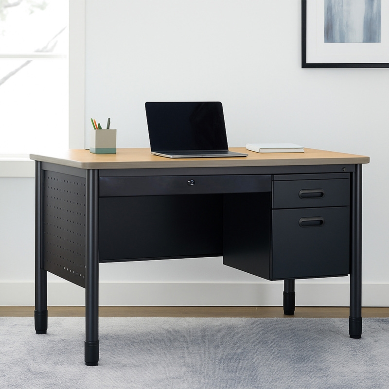 Regency Mesa Steel Teacher's Office Desk with Drawer 48