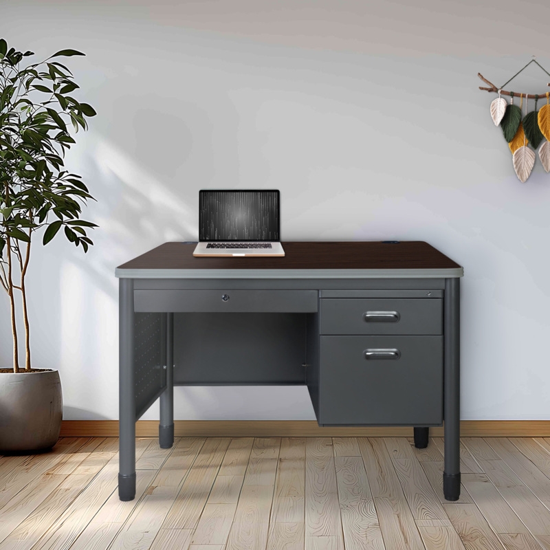 Regency Mesa Steel Teacher's Office Desk with Drawer 48