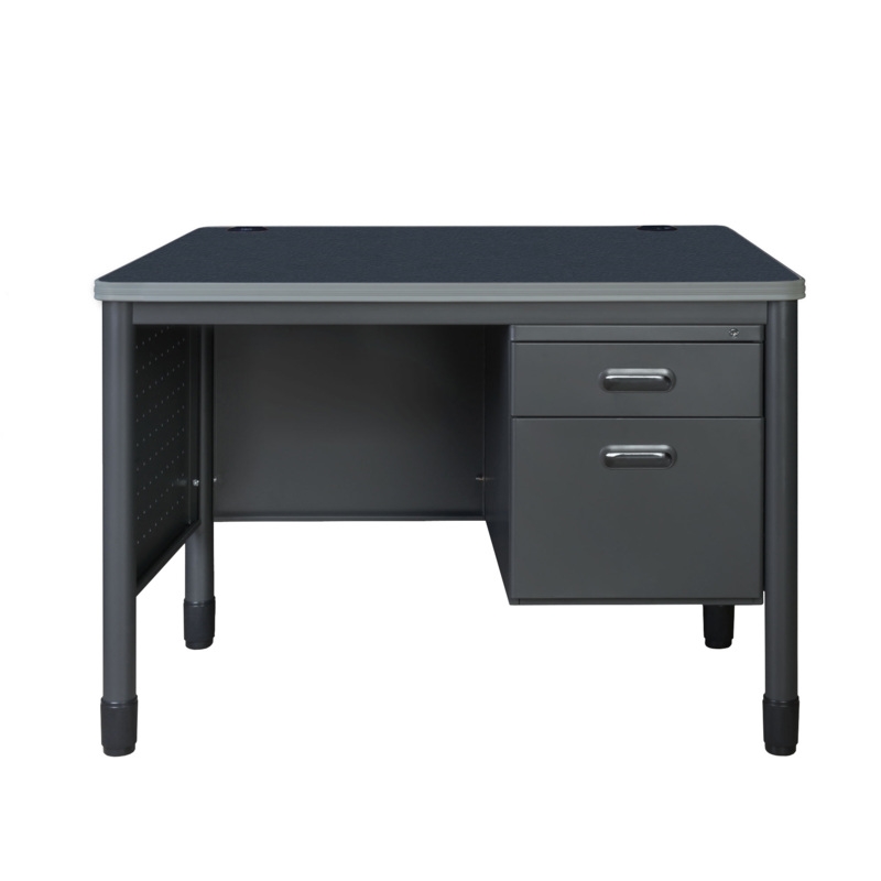 Regency Mesa Steel Single Pedestal Teacher's Office Desk 48