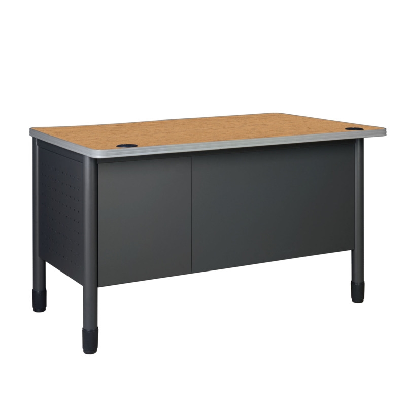 Regency Mesa Steel Single Pedestal Teacher's Office Desk 48