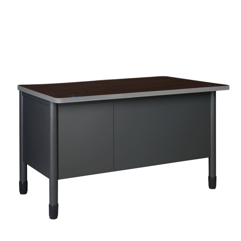 Regency Mesa Steel Single Pedestal Teacher's Office Desk 48