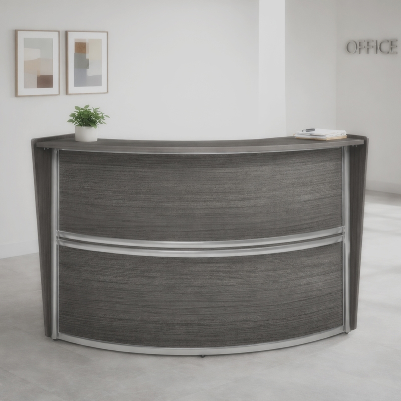 Regency Marque Reception Curved Desk Workstation 72W x 32D