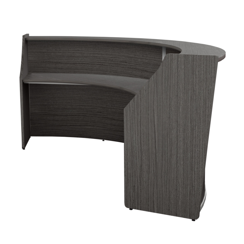 Regency Marque Reception Curved Desk Workstation 124.25W x 49D