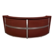 Regency Marque Reception Curved Desk Workstation 124.25W x 49D
