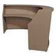 Regency Marque Reception Curved Desk Workstation 124.25W x 49D