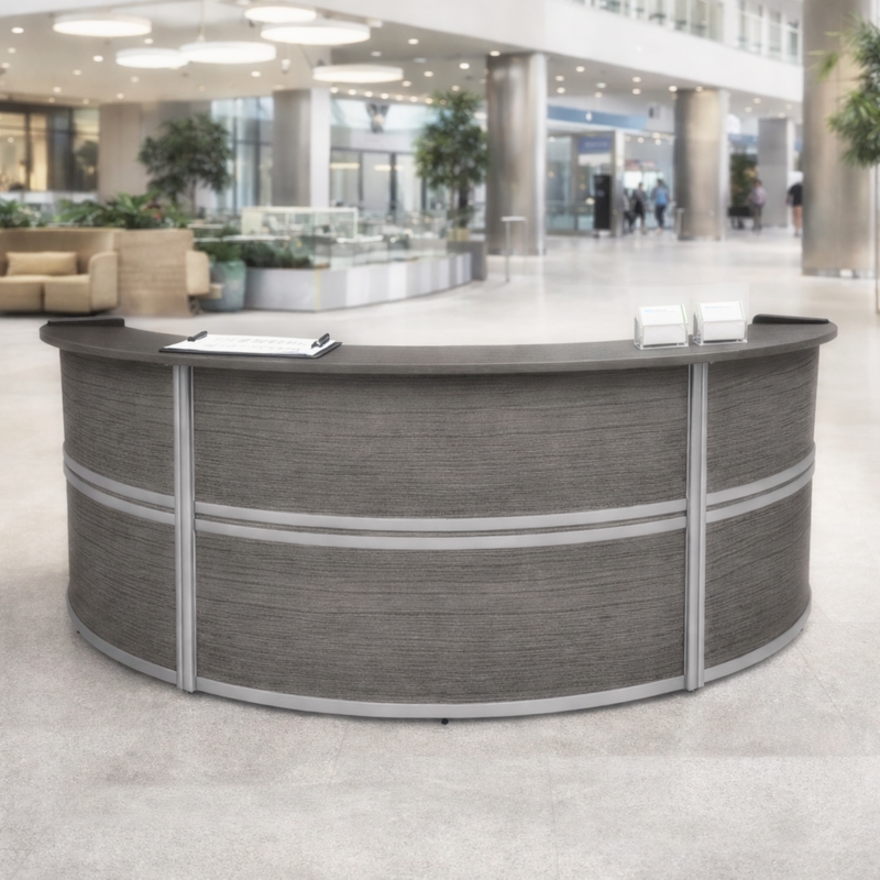 Regency Marque Reception Curved Desk Workstation 143.50W x 71D