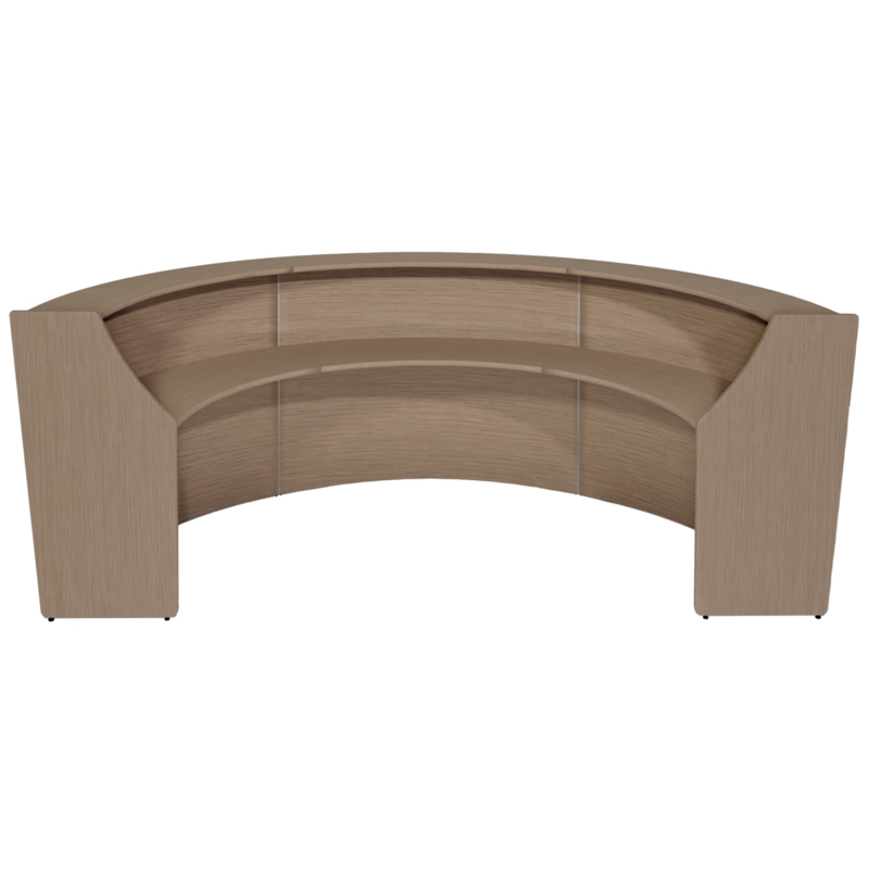 Regency Marque Reception Curved Desk Workstation 143.50W x 71D