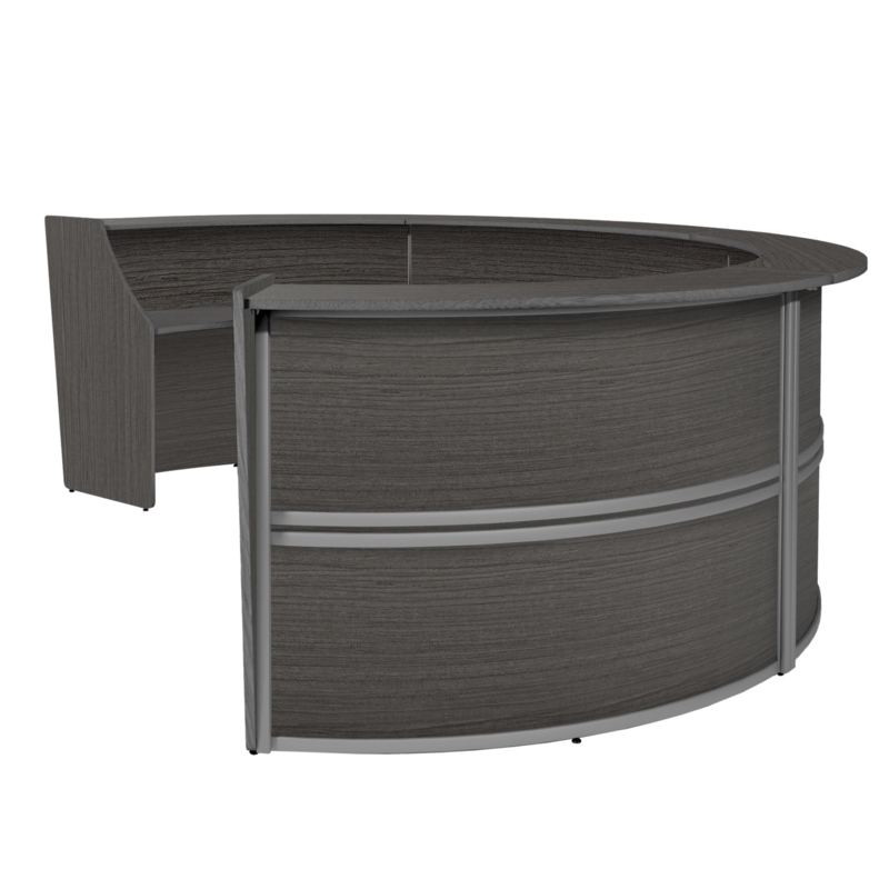 Regency Marque Four-Unit Reception Curved Desk Workstation 142W x 103D