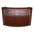 Regency Marque Plexi Reception Curved Desk Workstation 72W x 32D