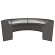 Regency Marque Plexi Reception Curved Desk Workstation 142W x 103D