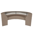 Regency Marque Plexi Reception Curved Desk Workstation 142W x 103D