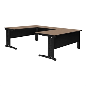 Regency Fusion 72 x 96&quot U Shape Desk Shell- Noble Oak