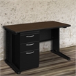 Regency Fusion 48 x 24 Teachers Desk w/ Single Pedestal Drawer Unit- Neo Walnut