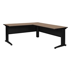 Regency Fusion 66 x 78&quot L Shape Desk Shell- Noble Oak