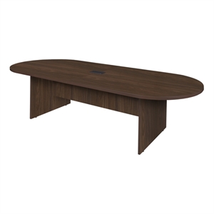 Regency Legacy 10 ft. Racetrack Conference Table with Charging Port- Neo Walnut