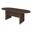 Regency Legacy 6 ft Racetrack Conference Table with Charging Port- Neo Walnut