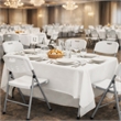 Regency Trestle 5 ft Folding Table and 4 Chairs Set - 60