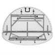 Regency Trestle 6 ft Round Folding Table Heavy-Duty Steel Frame 72