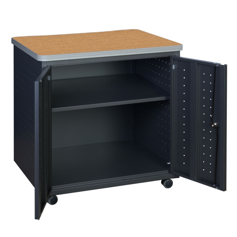 Regency Mesa Steel Mobile Locking 2-Door Storage Cabinet 30