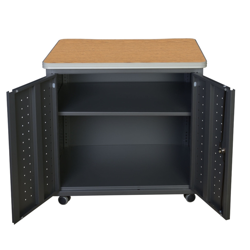 Regency Mesa Steel Mobile Locking 2-Door Storage Cabinet 30