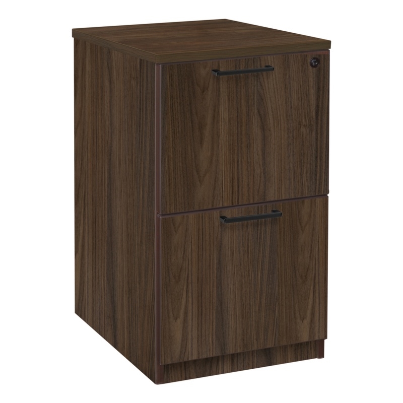 Regency Legacy 2 Drawer Wood File Cabinet- Neo Walnut