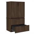 Regency Legacy Lateral File with Stackable Storage Cabinet- Neo Walnut