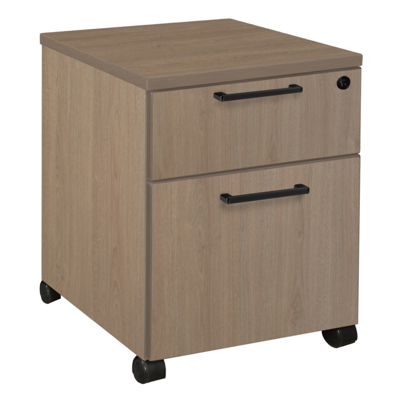 Regency Legacy Box File Mobile Pedestal Drawer Unit- Noble Oak