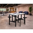 Regency Endure Collaborative Table/Chair Set with 4 Stools/White Dry Erase Top