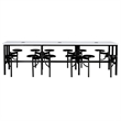 Regency Endure Collaborative Table/Chair Set with 12 Stools/White Dry Erase Top