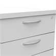 Regency Instant Office 16W 3 Drawer Mobile Pedestal in Pure White