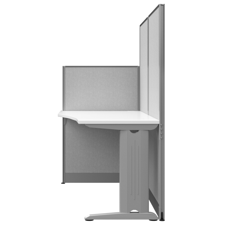 Regency 65W x 33D Straight Workstation with Panel-Pure White