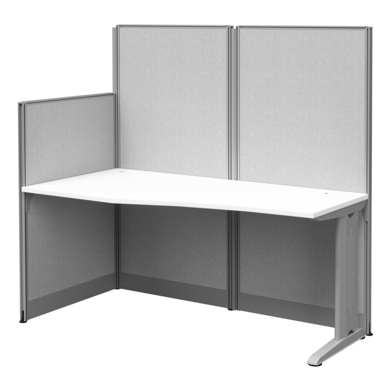 Regency 65W x 33D Straight Workstation with Panel-Pure White