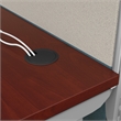 Regency 65W x 33D Straight Workstation with Panel-Hansen Cherry