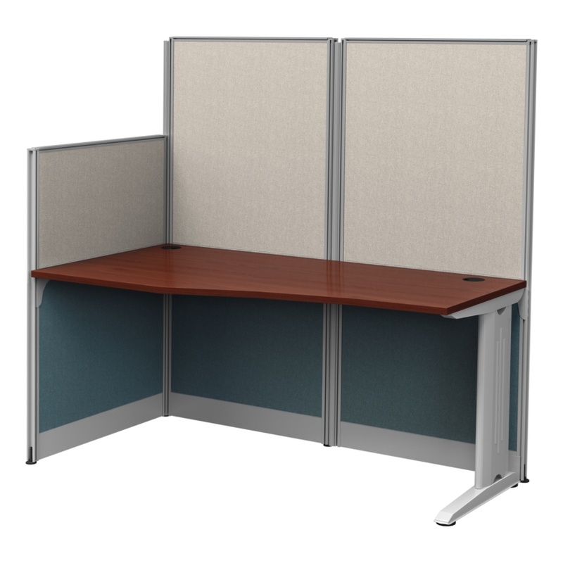 Regency 65W x 33D Straight Workstation with Panel-Hansen Cherry