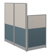 Regency 65W x 33D Straight Workstation Panel with Storage in Hansen Cherry