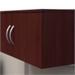 Regency 65W x 33D Straight Workstation Panel with Storage in Hansen Cherry