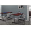 Regency Kobe 48 Inch Rectangular Training Table in Mahogany
