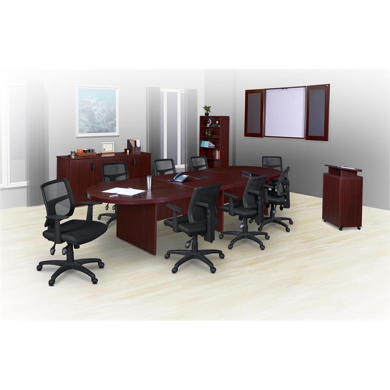Regency Legacy Modular Race Track Conference Table in Mahogany