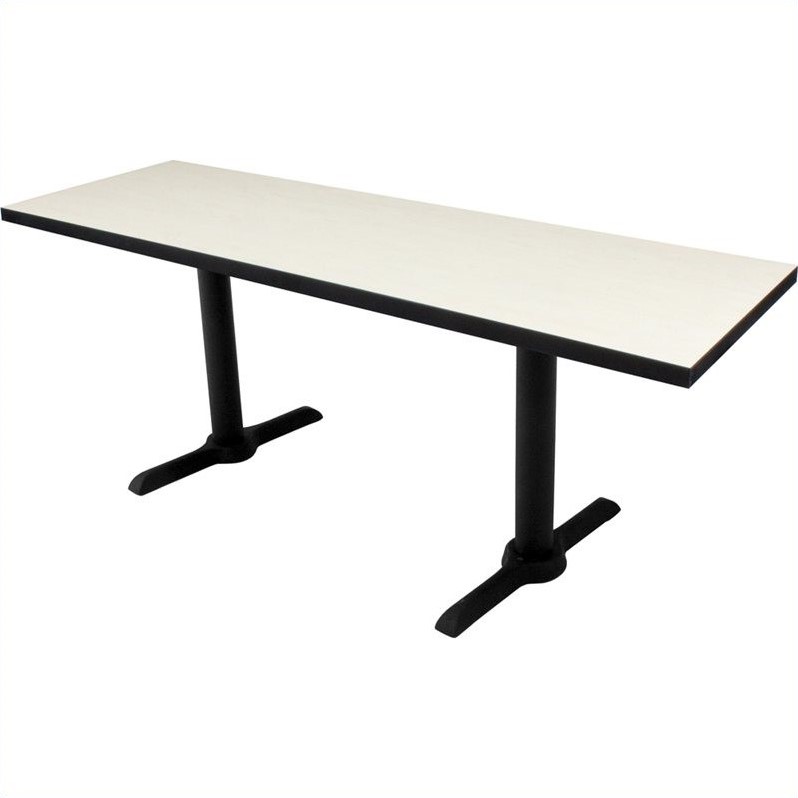 Regency Cain Rectangular Training Table in Maple