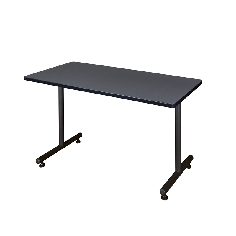 Regency Kobe 48 Inch Rectangular Training Table in Grey